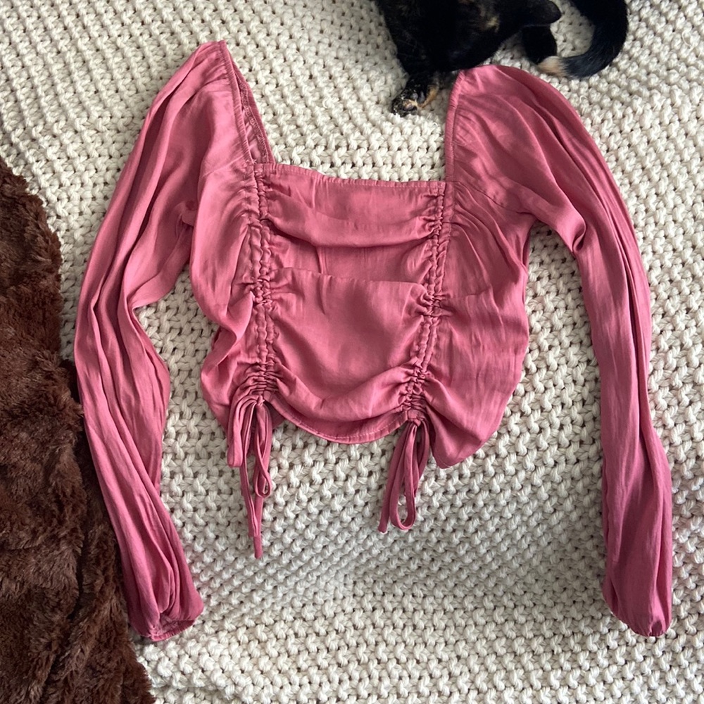 Pink blouse